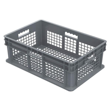 Akro-Mils® Straight Wall Container, Mesh Sides & Base, 23 3/4